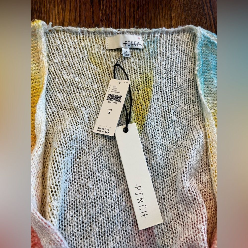 Anthropologie Pinch Rainbow Cardigan Sweater size Small - Picture 5 of 5